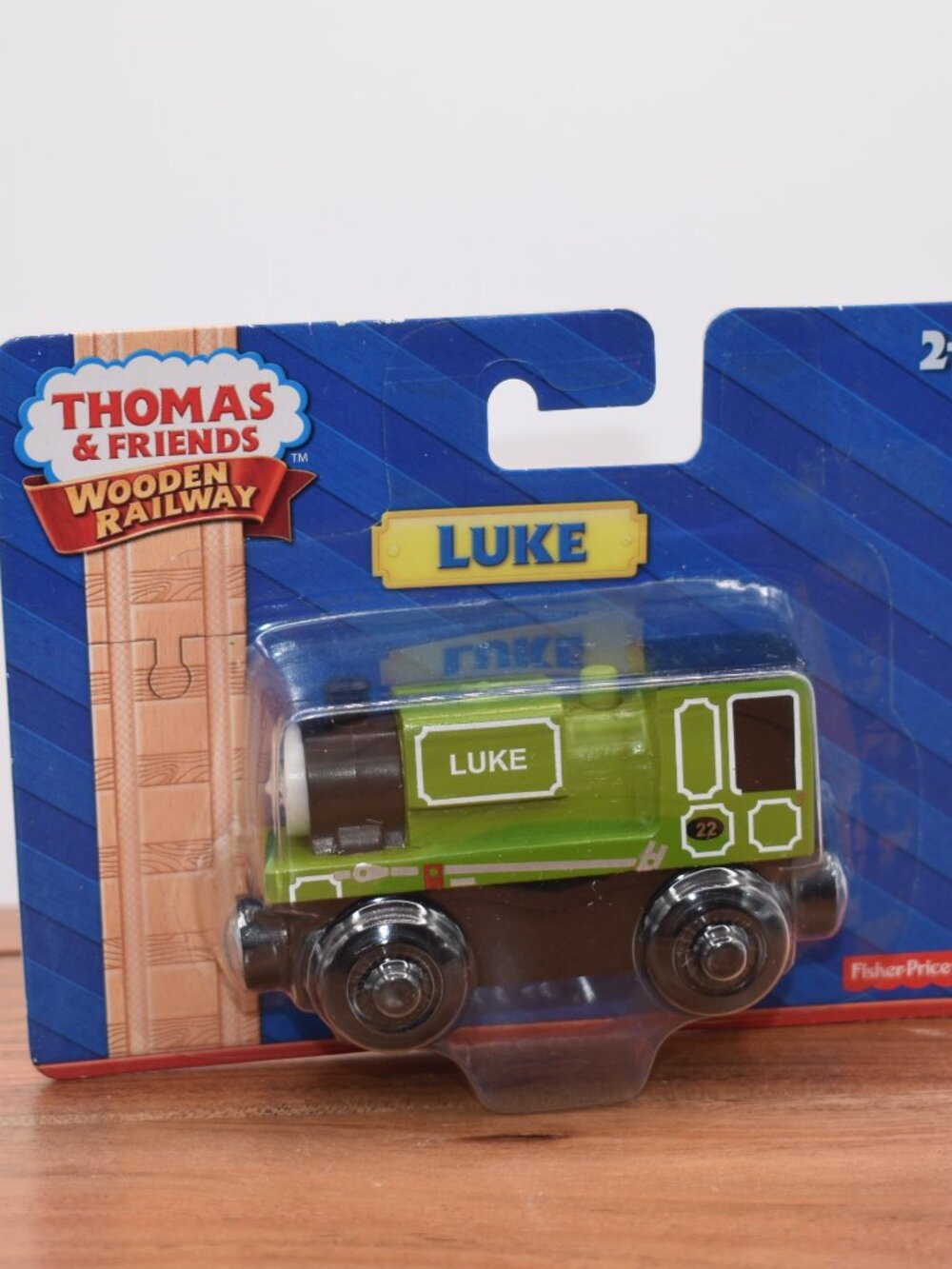Luke 2016 Mattel Fisher Price Thomas & Friends Green Wooden Railway New